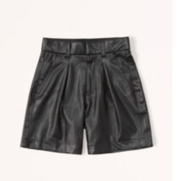 Abercrombie & Fitch Black High Waist Shorts - Picture 1 of 4